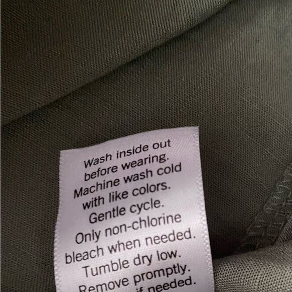 SO Junior’s Green Cropped Tie Front Puff Sleeve Blouse Top Shirred Back XL - Picture 7 of 7